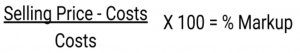 markup formula